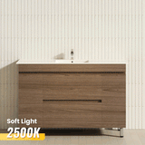 MCH 2-Drawer 2-Door 1200/1500/1800mm Multi-Colour Freestanding Leg Bathroom Vanity