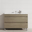 2-Drawer 600/750/900/1200Mm Freestanding Bathroom Vanity With Legs Multi-Colour Cabinet Only