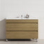 2-Drawer 600/750/900/1200Mm Freestanding Bathroom Vanity With Legs Multi-Colour Cabinet Only