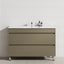 2-Drawer 600/750/900/1200Mm Freestanding Bathroom Vanity With Legs Multi-Colour Cabinet Only