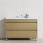2-Drawer 600/750/900/1200Mm Freestanding Bathroom Vanity With Legs Multi-Colour Cabinet Only