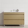 2-Drawer 600/750/900/1200Mm Freestanding Bathroom Vanity With Legs Multi-Colour Cabinet Only