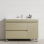 2-Drawer 600/750/900/1200Mm Freestanding Bathroom Vanity With Legs Multi-Colour Cabinet Only