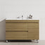 2-Drawer 600/750/900/1200Mm Freestanding Bathroom Vanity With Legs Multi-Colour Cabinet Only