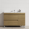 2-Drawer 600/750/900/1200Mm Freestanding Bathroom Vanity With Legs Multi-Colour Cabinet Only