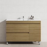 2-Drawer 1-Door 750/900/1200mm Bathroom Freestanding Leg Vanity Single Multi-Colour Cabinet Only