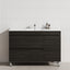 2-Drawer 600/750/900/1200Mm Freestanding Bathroom Vanity With Legs Multi-Colour Cabinet Only