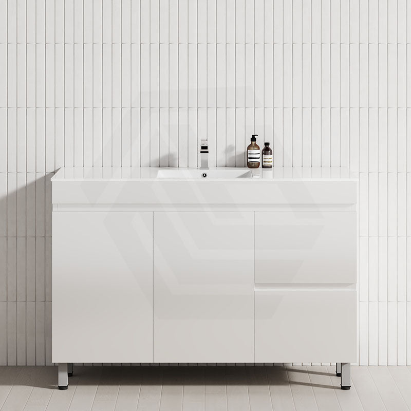 2-Drawer 2-Door 900/1200mm Bathroom Freestanding Leg Vanity Single Multi-Colour Cabinet Only