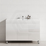 2-Drawer 2-Door 900/1200mm Bathroom Freestanding Leg Vanity Single Multi-Colour Cabinet Only