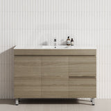 2-Drawer 2-Door 900/1200mm Bathroom Freestanding Leg Vanity Single Multi-Colour Cabinet Only