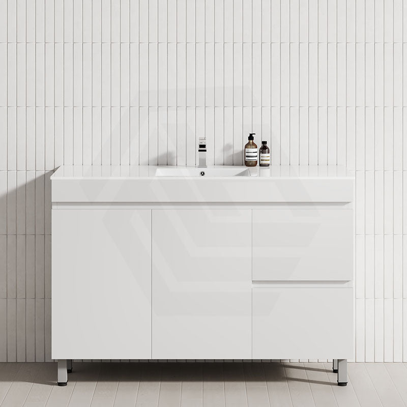 2-Drawer 2-Door 900/1200mm Bathroom Freestanding Leg Vanity Single Multi-Colour Cabinet Only