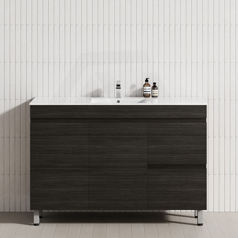 2-Drawer 2-Door 900/1200mm Bathroom Freestanding Leg Vanity Single Multi-Colour Cabinet Only