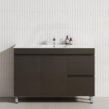 2-Drawer 2-Door 900/1200mm Bathroom Freestanding Leg Vanity Single Multi-Colour Cabinet Only