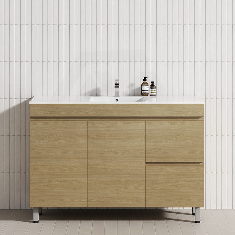 2-Drawer 2-Door 900/1200mm Bathroom Freestanding Leg Vanity Single Multi-Colour Cabinet Only