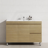 2-Drawer 2-Door 900/1200mm Bathroom Freestanding Leg Vanity Single Multi-Colour Cabinet Only