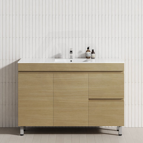 2-Drawer 2-Door 900/1200mm Bathroom Freestanding Leg Vanity Single Multi-Colour Cabinet Only