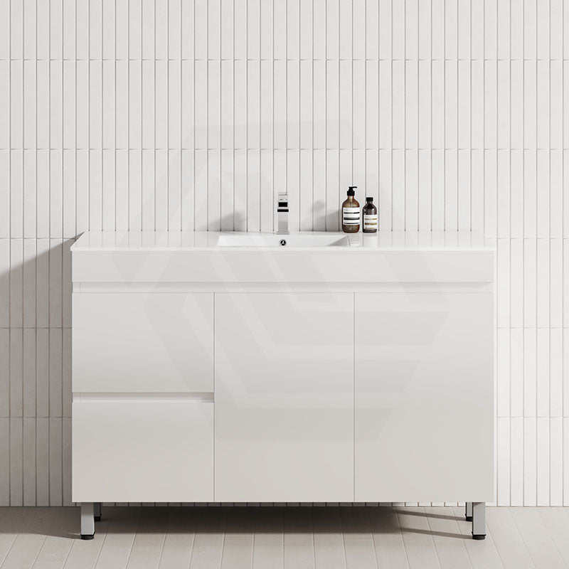 2-Drawer 2-Door 900/1200mm Bathroom Freestanding Leg Vanity Single Multi-Colour Cabinet Only