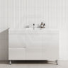 2-Drawer 2-Door 1200mm Bathroom Freestanding Vanity Single Bowl Multi-Colour Cabinet Only