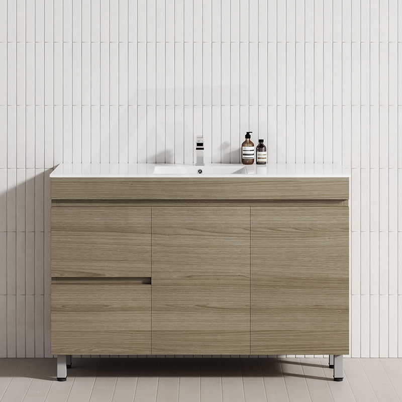 2-Drawer 2-Door 900/1200mm Bathroom Freestanding Leg Vanity Single Multi-Colour Cabinet Only