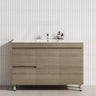 2-Drawer 2-Door 1200mm Bathroom Freestanding Vanity Single Bowl Multi-Colour Cabinet Only