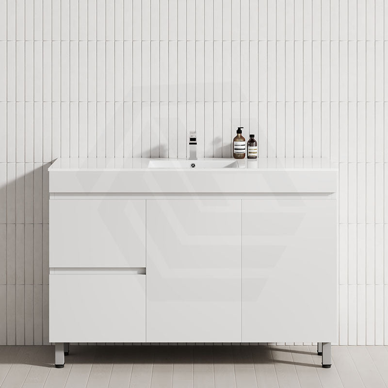 2-Drawer 2-Door 900/1200mm Bathroom Freestanding Leg Vanity Single Multi-Colour Cabinet Only