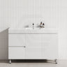 2-Drawer 2-Door 1200mm Bathroom Freestanding Vanity Single Bowl Multi-Colour Cabinet Only