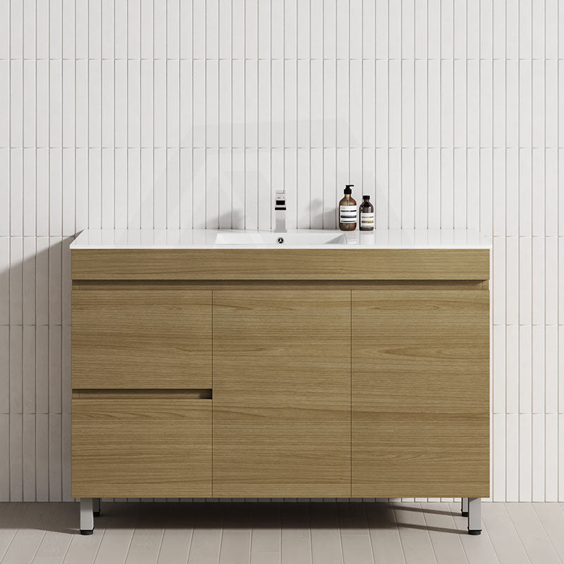 2-Drawer 2-Door 900/1200mm Bathroom Freestanding Leg Vanity Single Multi-Colour Cabinet Only