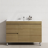 2-Drawer 2-Door 900/1200mm Bathroom Freestanding Leg Vanity Single Multi-Colour Cabinet Only