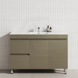 2-Drawer 2-Door 900/1200mm Bathroom Freestanding Leg Vanity Single Multi-Colour Cabinet Only