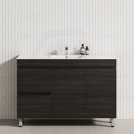 2-Drawer 2-Door 900/1200mm Bathroom Freestanding Leg Vanity Single Multi-Colour Cabinet Only