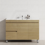 2-Drawer 2-Door 900/1200mm Bathroom Freestanding Leg Vanity Single Multi-Colour Cabinet Only
