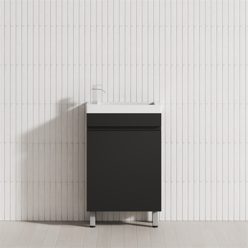 500Mm Freestanding Bathroom Vanity With Legs 1-Door Multi-Colour Cabinet Only Vanities