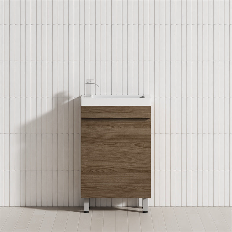 500Mm Freestanding Bathroom Vanity With Legs 1-Door Multi-Colour Cabinet Only Vanities