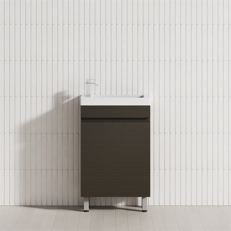 500Mm Freestanding Bathroom Vanity With Legs 1-Door Multi-Colour Cabinet Only Vanities