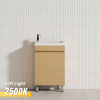 500mm Freestanding Bathroom Vanity with Legs 1-Door Multi-Colour Cabinet Only