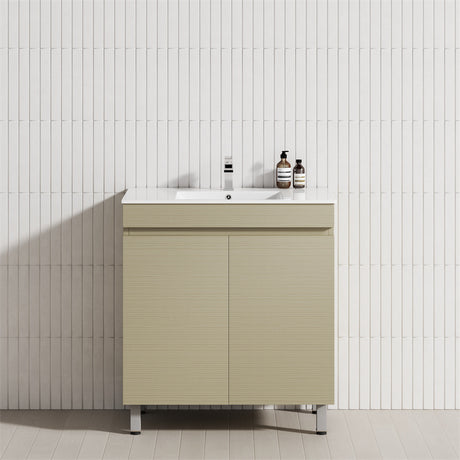 2-Door 600/750/900Mm Freestanding Bathroom Vanity With Legs Multi-Colour Cabinet Only Vanities 