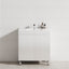 2-Door 600/750/900Mm Freestanding Bathroom Vanity With Legs Multi-Colour Cabinet Only Vanities 