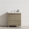 2-Door 600/750/900Mm Freestanding Bathroom Vanity With Legs Multi-Colour Cabinet Only Vanities 