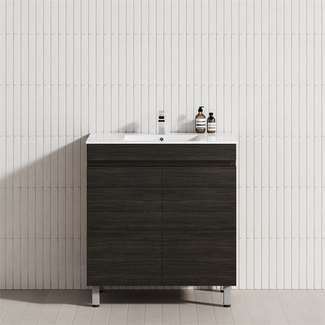 2-Door 600/750/900Mm Freestanding Bathroom Vanity With Legs Multi-Colour Cabinet Only Vanities 