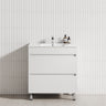 2-Drawer 600/750/900/1200Mm Freestanding Bathroom Vanity With Legs Multi-Colour Cabinet Only