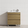2-Drawer 600/750/900/1200Mm Freestanding Bathroom Vanity With Legs Multi-Colour Cabinet Only
