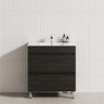 2-Drawer 600/750/900/1200Mm Freestanding Bathroom Vanity With Legs Multi-Colour Cabinet Only
