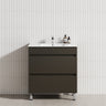 2-Drawer 600/750/900/1200Mm Freestanding Bathroom Vanity With Legs Multi-Colour Cabinet Only