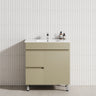 2-Drawer 600/750/900/1200Mm Freestanding Bathroom Vanity With Legs Multi-Colour Cabinet Only