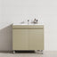 2-Door 600/750/900Mm Freestanding Bathroom Vanity With Legs Multi-Colour Cabinet Only Vanities 