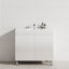 2-Door 600/750/900Mm Freestanding Bathroom Vanity With Legs Multi-Colour Cabinet Only Vanities 