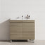 2-Door 600/750/900Mm Freestanding Bathroom Vanity With Legs Multi-Colour Cabinet Only Vanities 