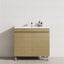 2-Door 600/750/900Mm Freestanding Bathroom Vanity With Legs Multi-Colour Cabinet Only Vanities 
