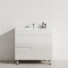 2-Drawer 600/750/900/1200Mm Freestanding Bathroom Vanity With Legs Multi-Colour Cabinet Only