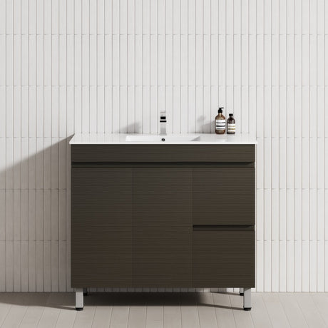2-Drawer 2-Door 900/1200mm Bathroom Freestanding Leg Vanity Single Multi-Colour Cabinet Only